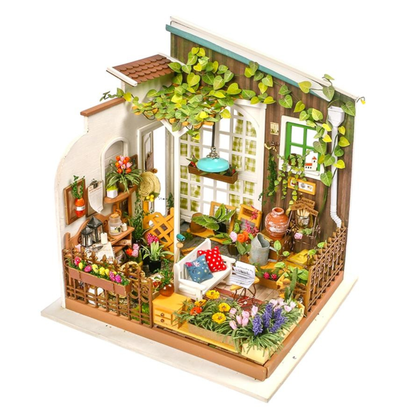 Rolife Miller's Garden Diy Garden Yard Miniature Kit