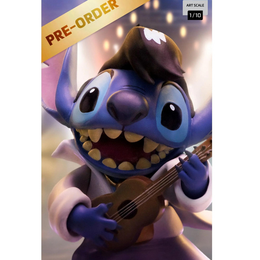 Statue Stitch King of Rock - Disney Classics - Art Scale 1/10