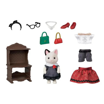 Calico Critters Tuxedo Cat