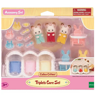 Calico Critters Triplets Care Set