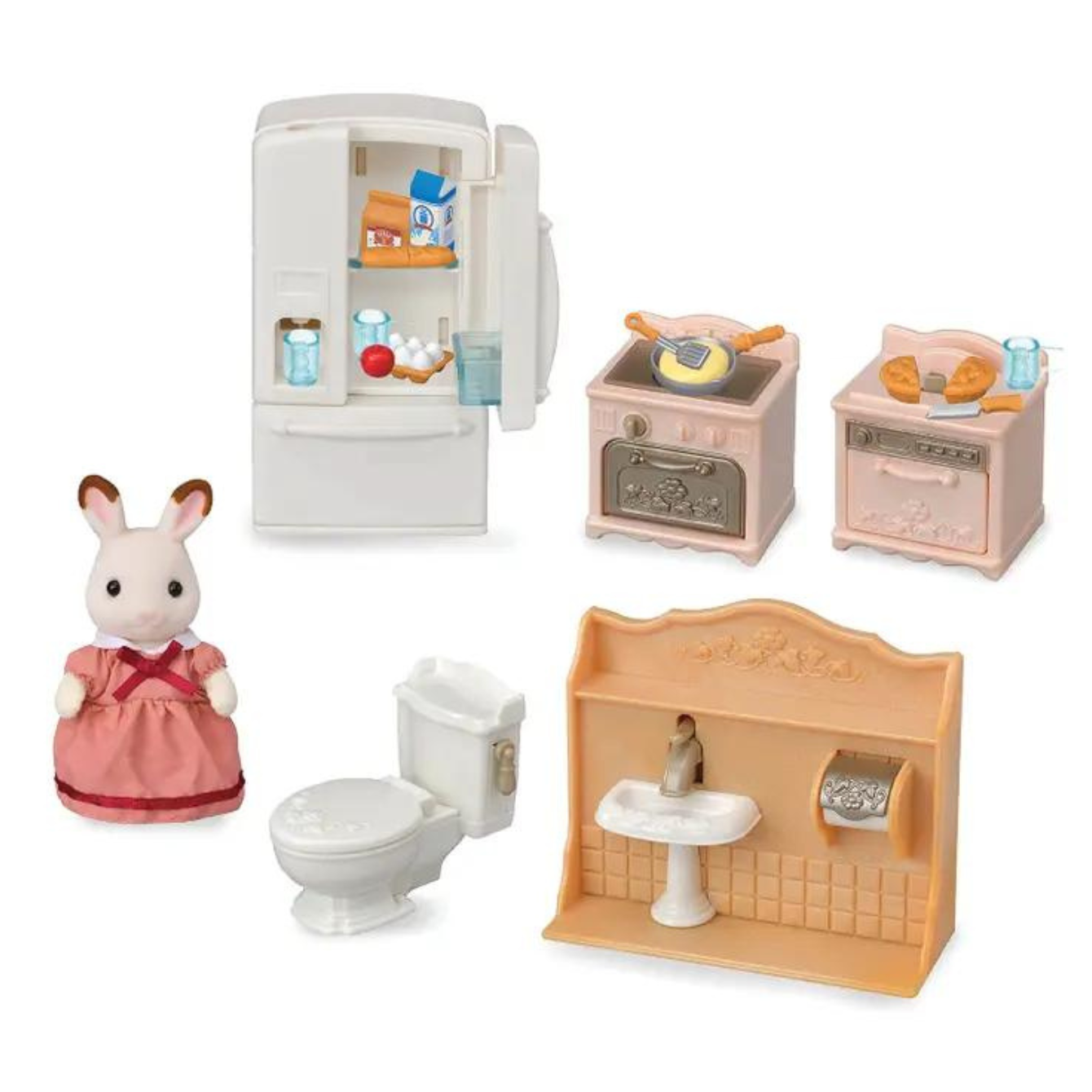 Callico Critters Dollhouse Starter Furniture Set & Figure