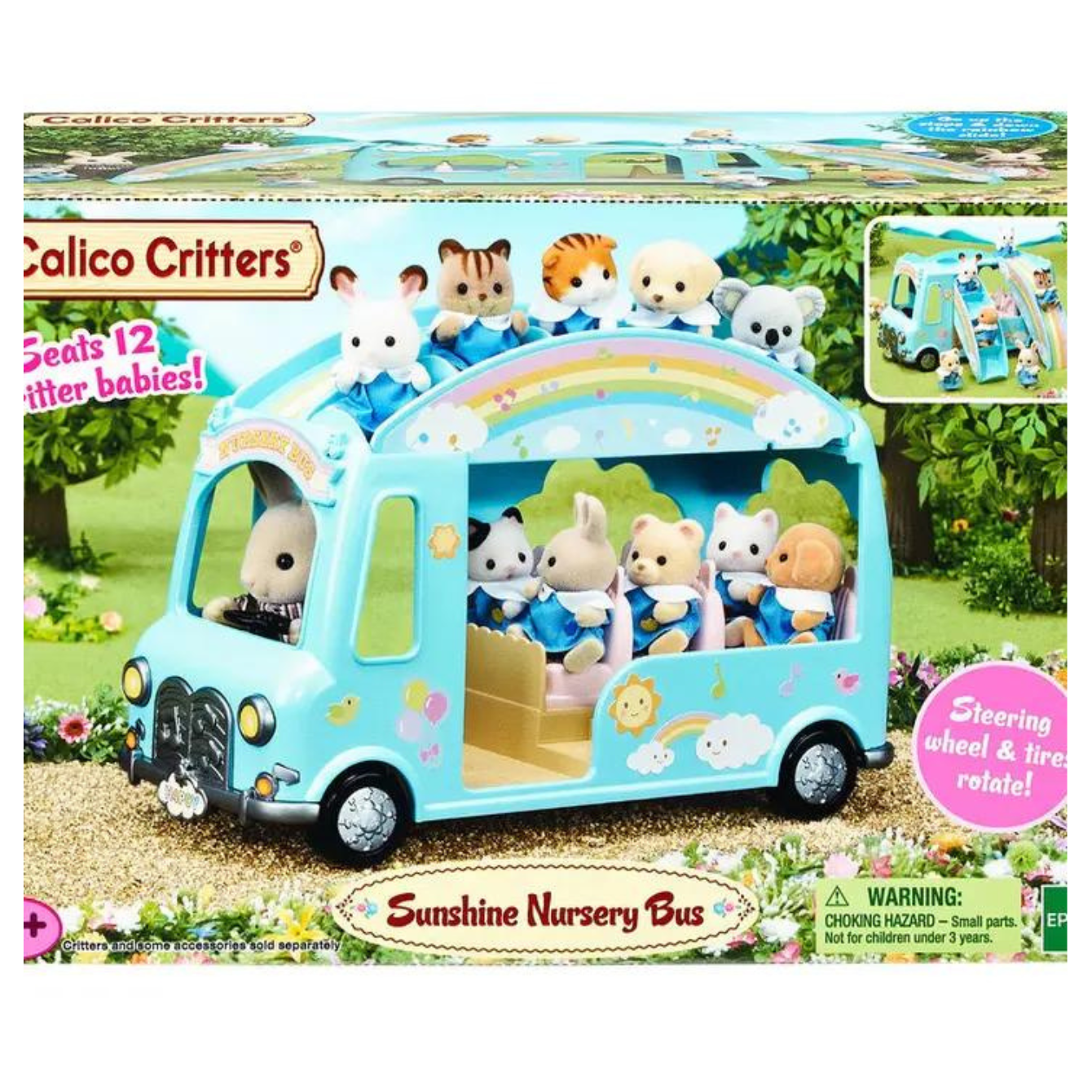 Calico Critters Sunshine Nursery Bus