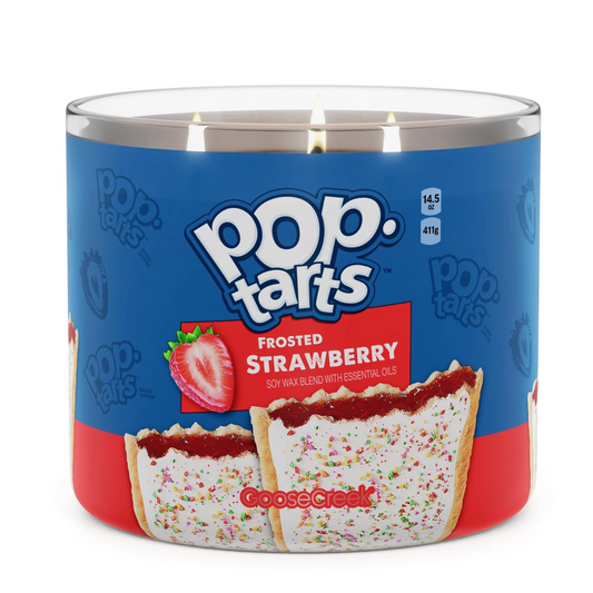 Frosted Strawberry Pop-Tart Large 3-Wick Candle