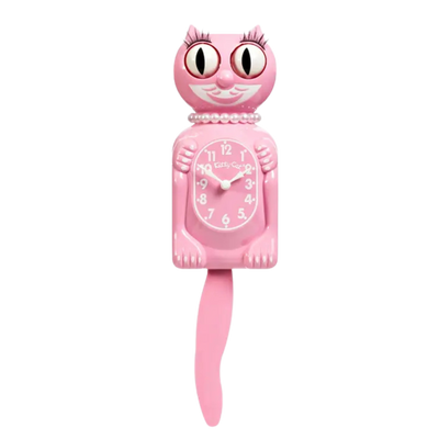 Pink Satin Miss Kitty-Cat Klock