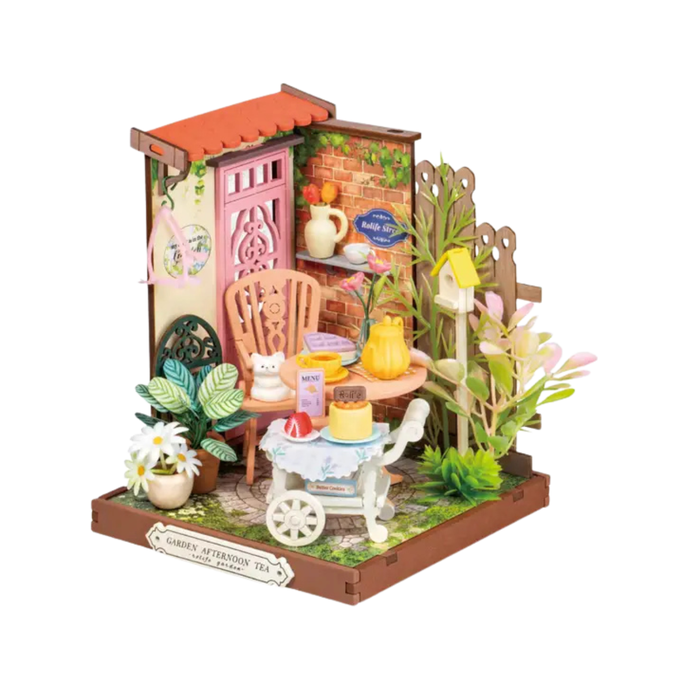 Diy Miniature House Kit: Fancy Tea Yard