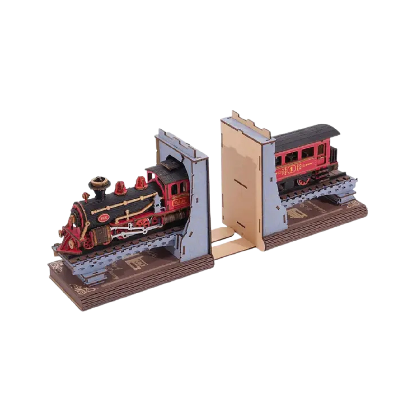 Century Train Rolife Diy Booknook Puzzles Diy Wooden