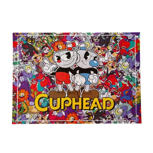 Cuphead and Mugman Collage 1000-Piece Jigsaw Puzzle