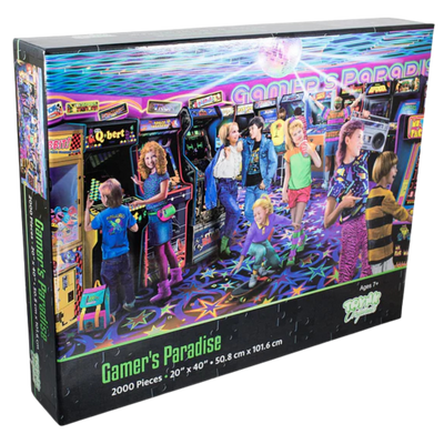 Gamers Paradise '80s Retro Arcade 2000 Piece Jigsaw Puzzle