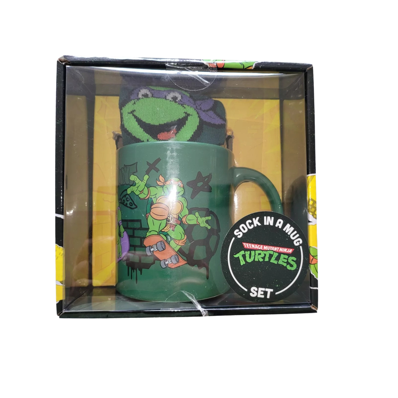 Teenage Mutant Ninja Turtles Coffee Mug Sock Set