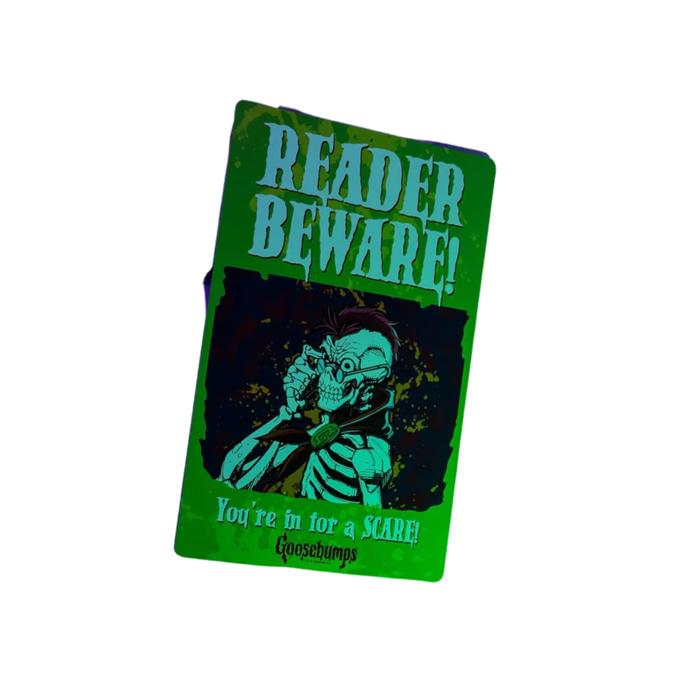 Goosebumps - Reader Beware Sign