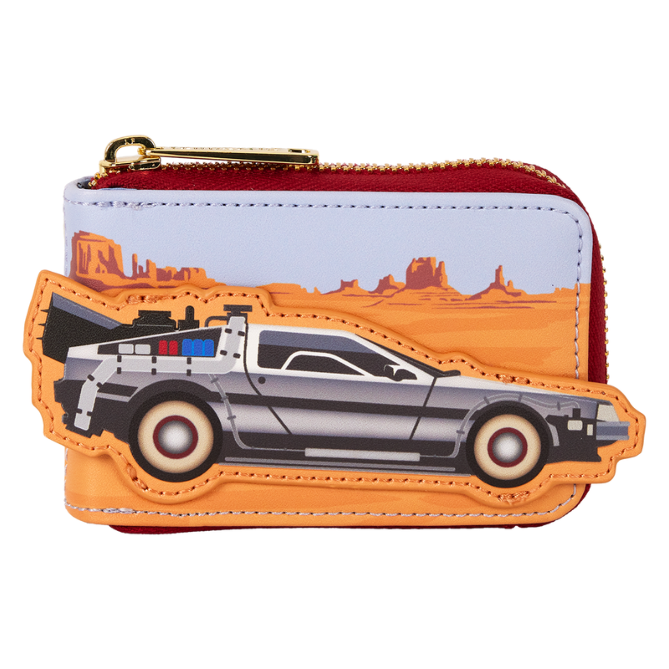 Loungefly Universal Back to the Future 40th Anniversary Accordion Wallet