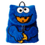 Loungefly Sesame Street Cookie Monster Plush Mini Backpack with Coin Bag