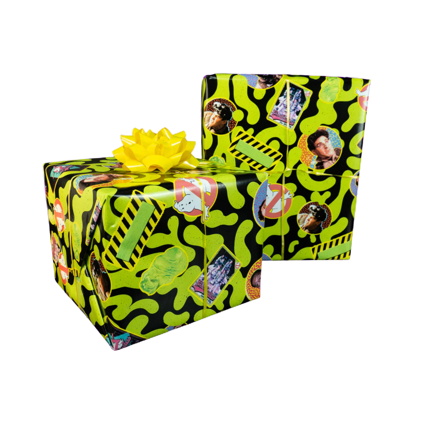 Ghostbusters Paper WRAPPING PAPER - Ghostbusters - Retro Cheese – Replay Toys LLC