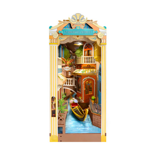 Rolife Romantic Venice DIY Book Nook Shelf Kit