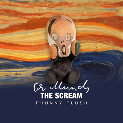 Edvard Munch – The Scream Phunny Plush