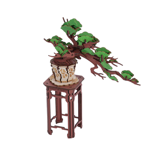 Rolife Evergreen Pine Bonsai DIY Wooden 3D Puzzle