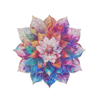 Rowood Mystic Mandala Flower 2D Wooden Puzzles