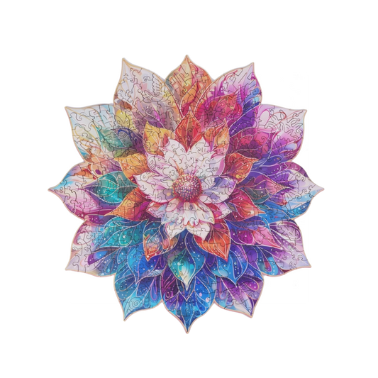 Rowood Mystic Mandala Flower 2D Wooden Puzzles
