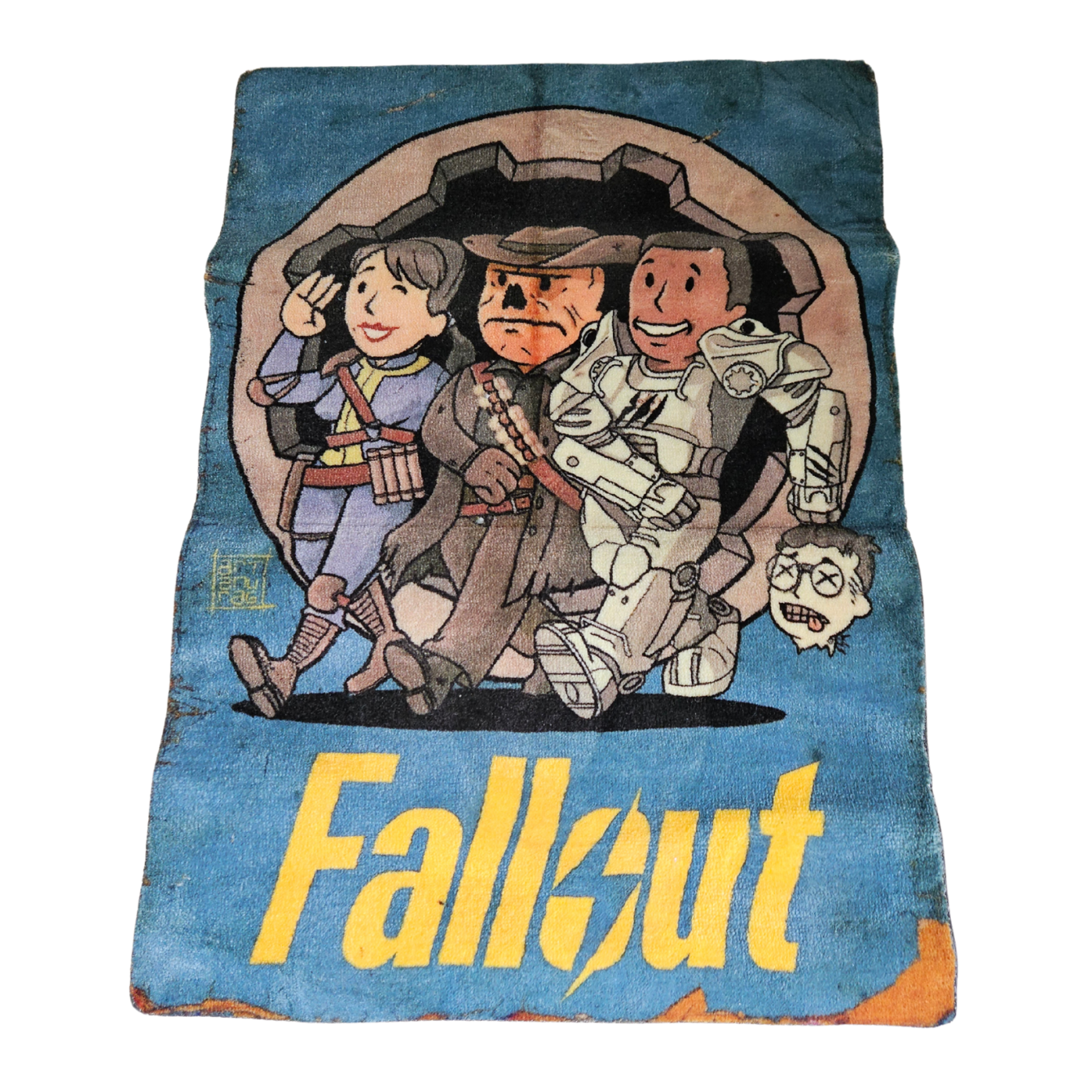 4x5 Fallout Rug Atomic Mortal Fallout Rug – Replay Toys LLC