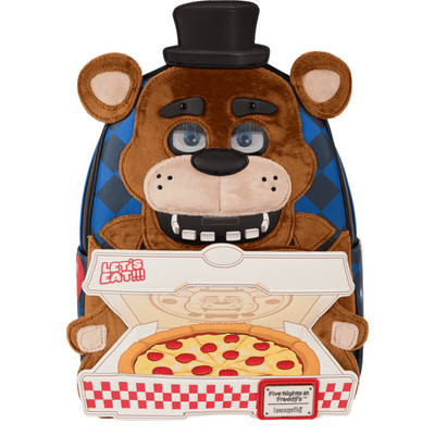 Loungefly Five Nights at Freddy's Freddy Fazbear Plush Cosplay Lenticular Mini Backpack