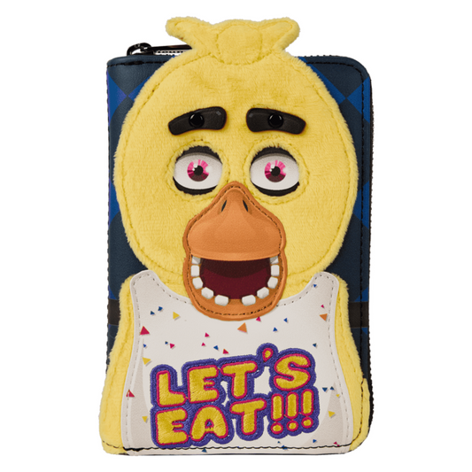 Loungefly Five Nights at Freddy's Chica Plush Cosplay Zip Around Wallet