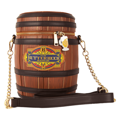 Loungefly Harry Potter Butterbeer Barrel Scented Figural Crossbody Bag