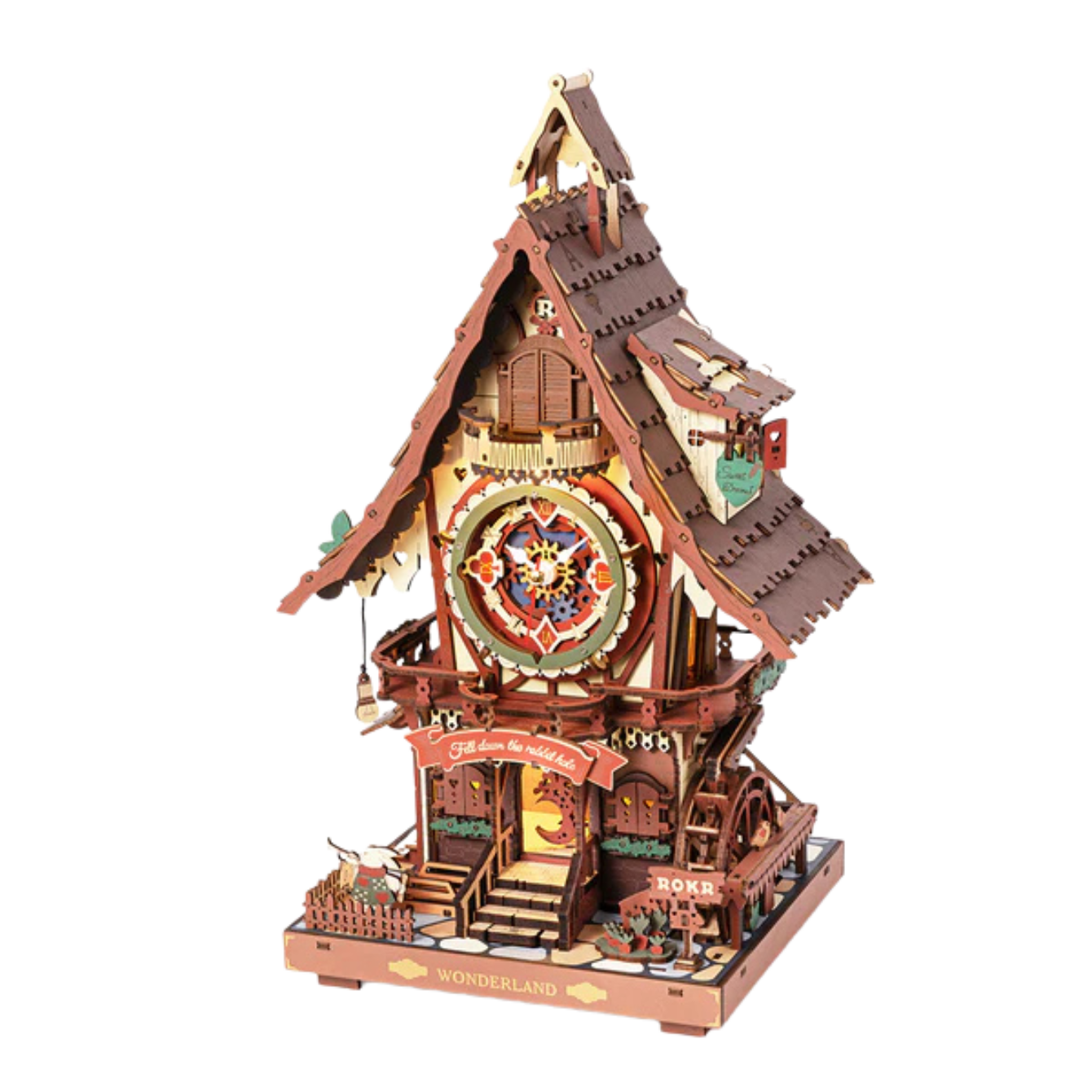 ROKR Cuckoo Clock Mechanical 3D Wooden Puzzle