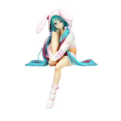 Hatsune Miku - Noodle Stopper Figure -Rabbit Ear Hood Pajama-