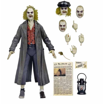NECA Ultimate Beetlejuice (1988) Tour Guide "The BioExorcist" 7" Scale Action Figure