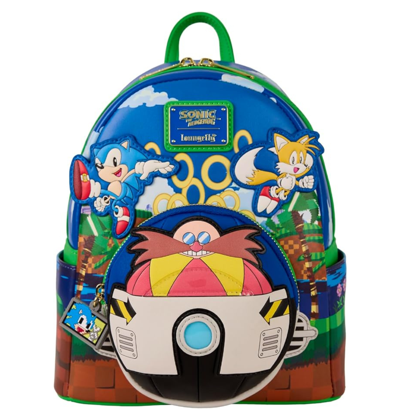 Loungefly Sega Sonic The Hedgehog Mini Backpack
