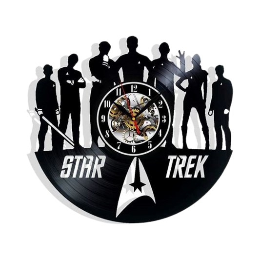 Star Trek Vinyl Wall Clock Retro Decor