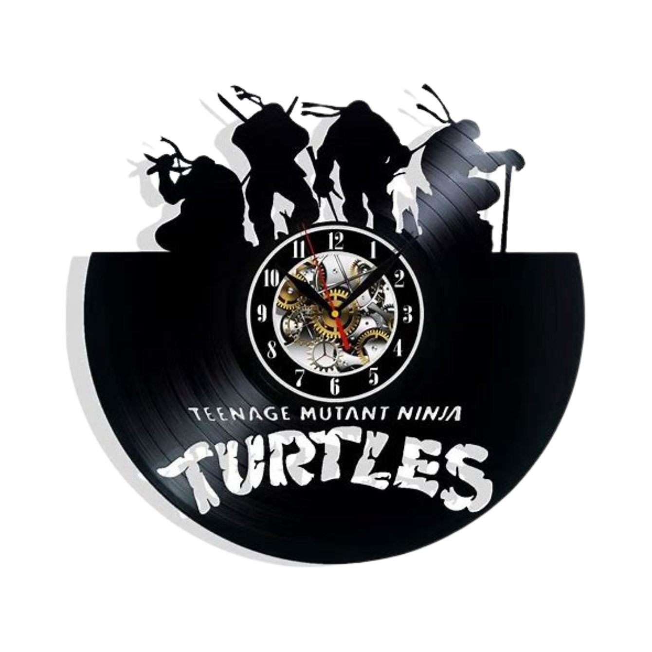 Ninja Turtles Vinyl Wall Clock