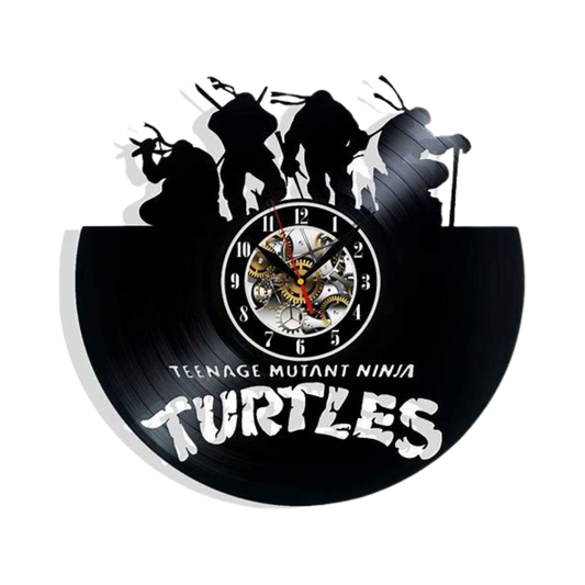 Ninja Turtles Vinyl Wall Clock