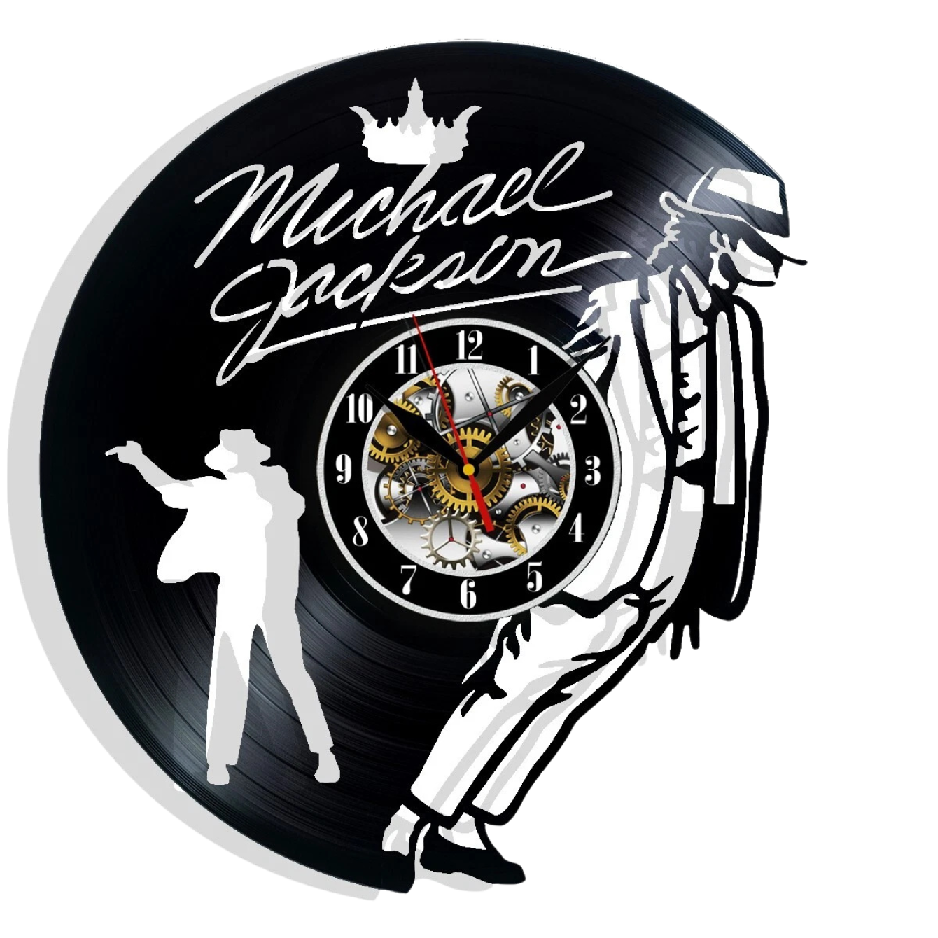 Michael Jackson Vinyl Wall Clock