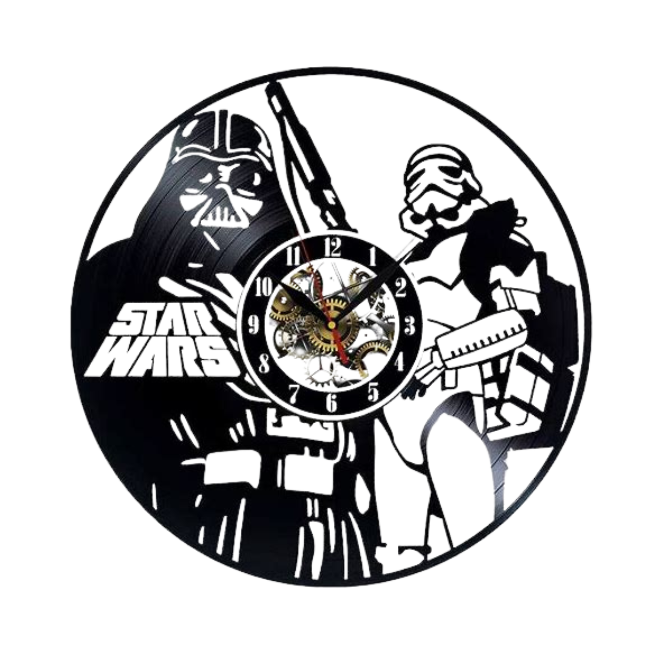 Star Wars Vinyl Wall Clock - Retro Decor