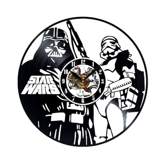 Star Wars Vinyl Wall Clock - Retro Decor