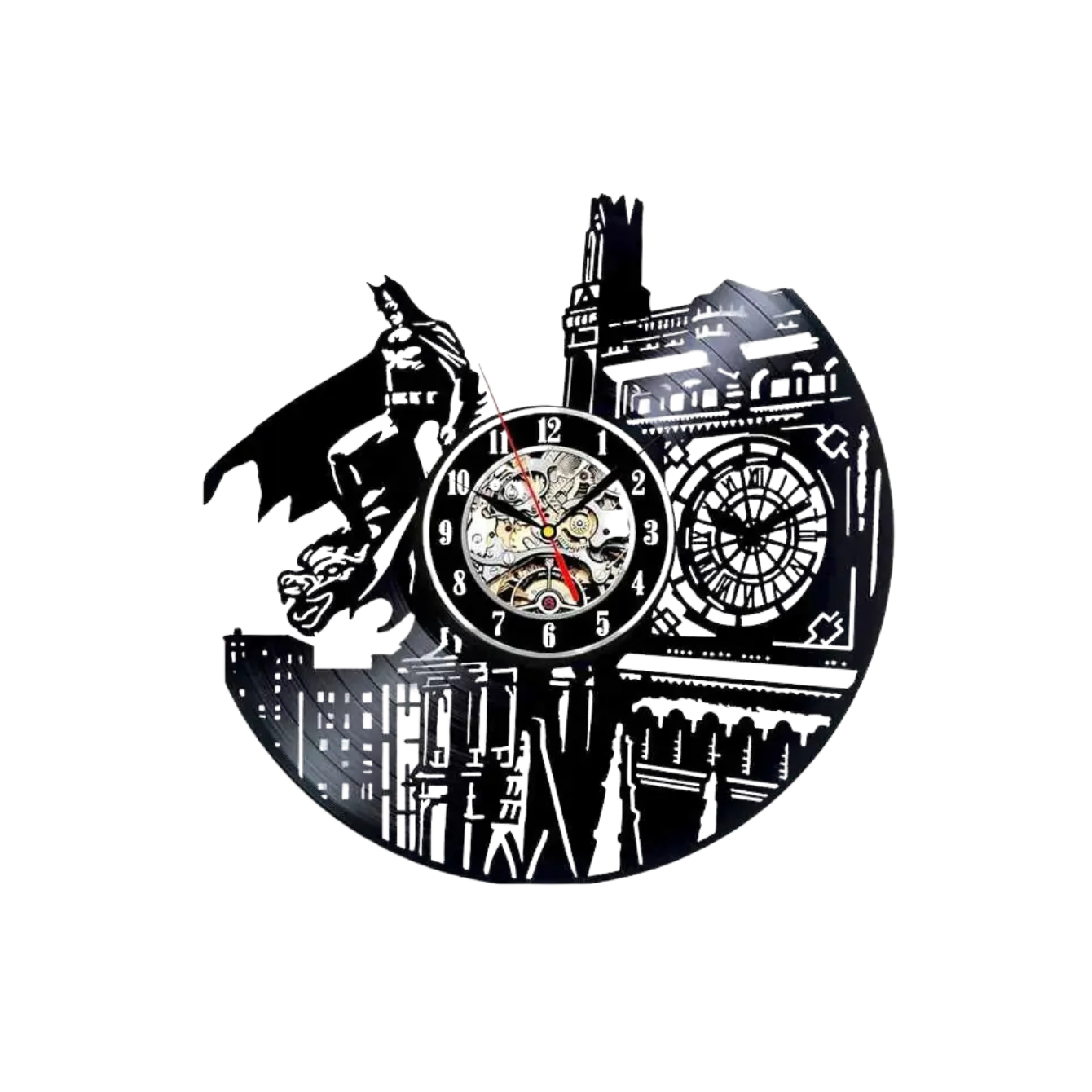 Vinyl Evolution Batman Dark Knight Wall Clock