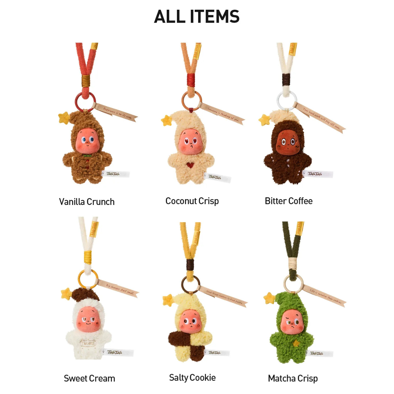 Twinkle Twinkle Savor The Moment - Fresh Baked Mini Cookies Plush Pendant Blind Box