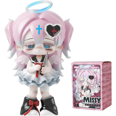 CALEMBOU Anime Blind Box Figure, Cute Missy Series Mystery Box Figure, Home Decoration Collectible PVC Figurine