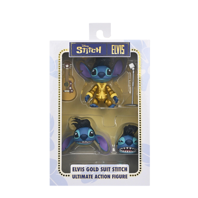 Disney Stitch - Ultimate Gold Suit Elvis 7" Scale Action Figure