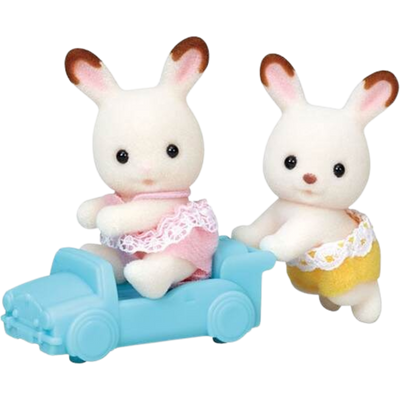 Calico Critters Chocolate Rabbit Twins