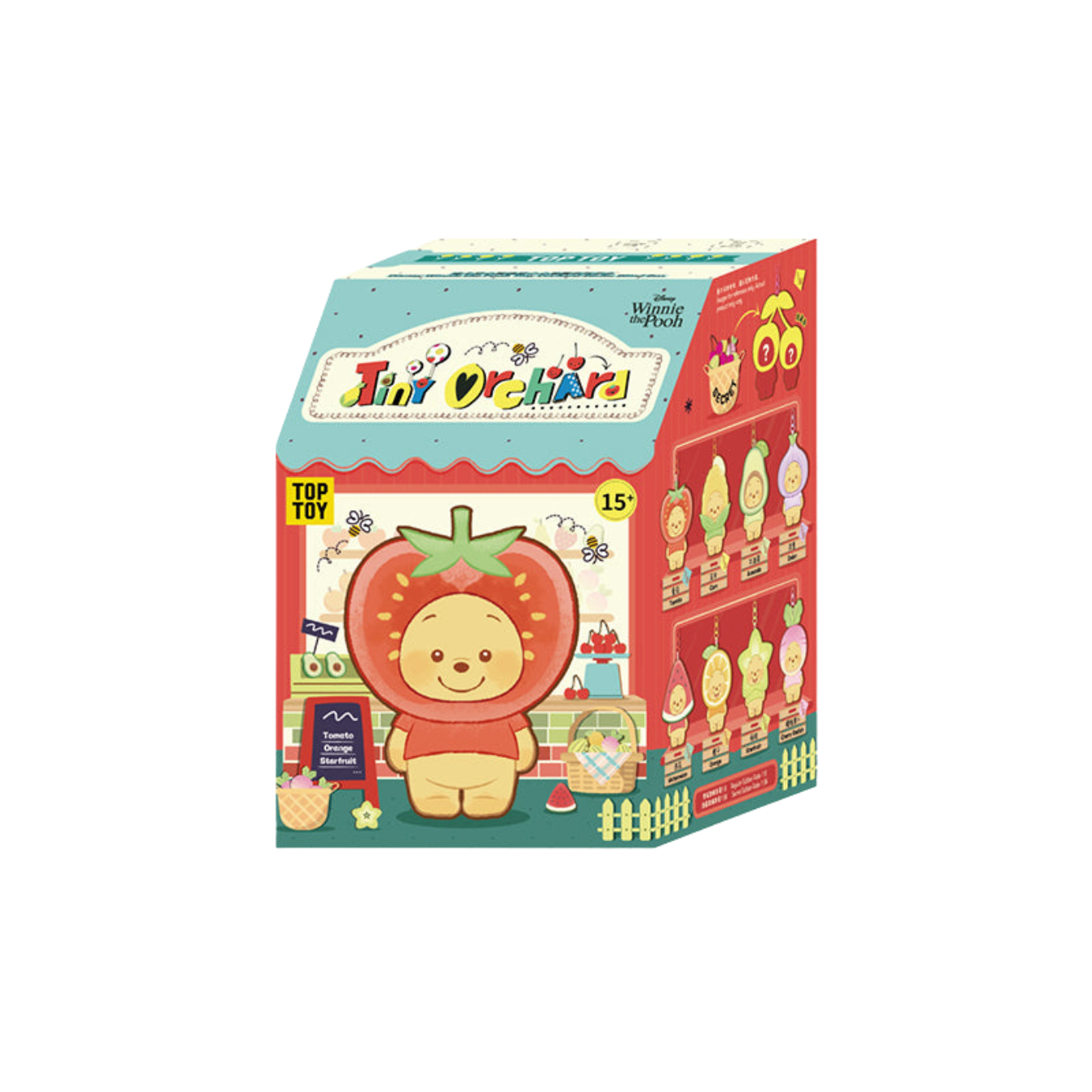 Winnie The Pooh Tiny Orchard Fruit Keychain Series Blind Box