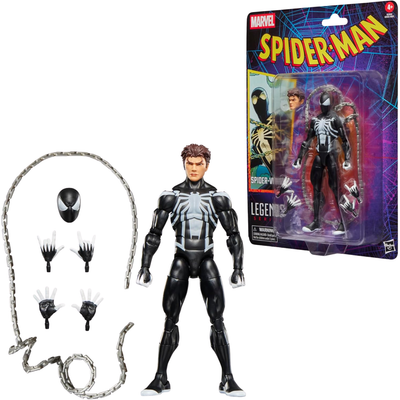 Marvel Legends Series Spider-Venom, Retro Cardback Spider-Man Comics Collectible 6-Inch Scale Action Figure