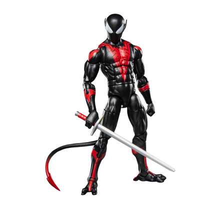 Marvel Legends Series Uncanny Spider-Man (Nightcrawler), Retro Cardback Comics Collectible 6-Inch Scale Action Figure