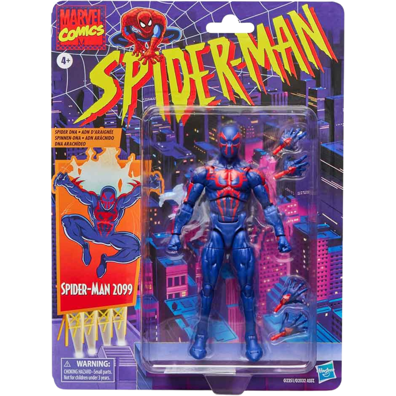 Marvel Legends Retro 6 Inch Action Figure Spider-man Wave 6 - Spider-Man 2099