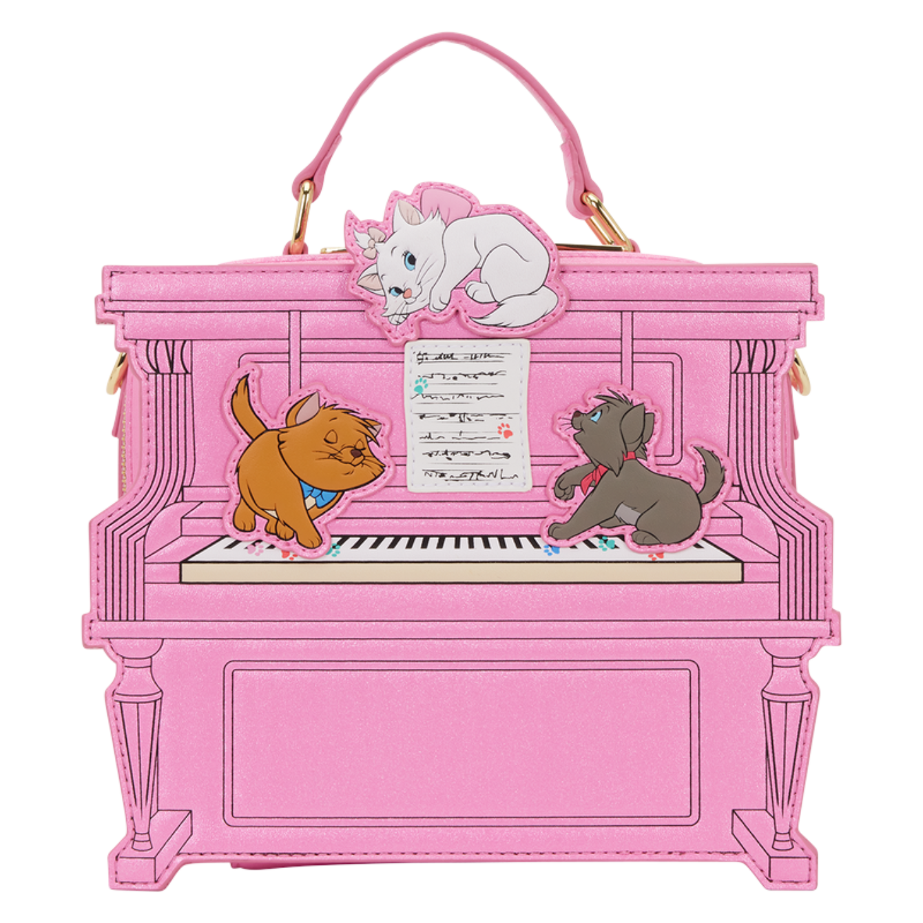 The Aristocats Figural Piano Crossbody Bag