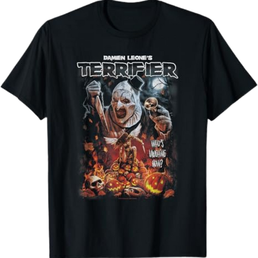 Terrifier Art The Clown Halloween Poster Horror Movie T-Shirt