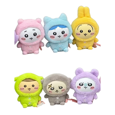 Chiikawa X Miniso I Pajamas Party Soft Vinyl LIMITED EDITION I Plush Toy M (18cm)