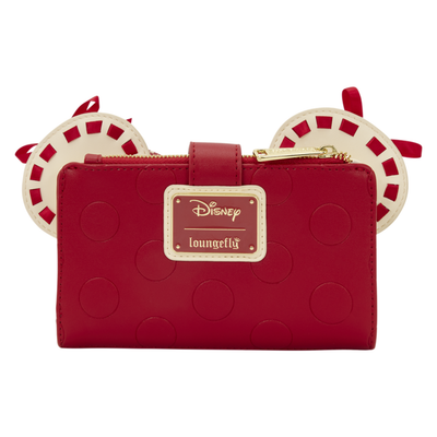 Loungefly Minnie Mouse Rock the Dots Coquette Flap Wallet
