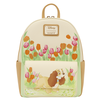 Loungefly Lady and the Tramp Pastel Tulip Mini Backpack